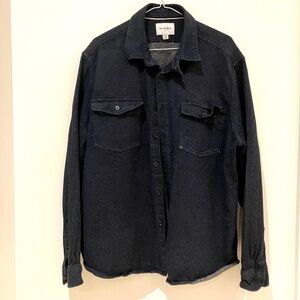 Dark midnight heavy cotton shirt by Goodfellow